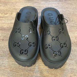 Brand New Gucci Elea Rubber Clogs